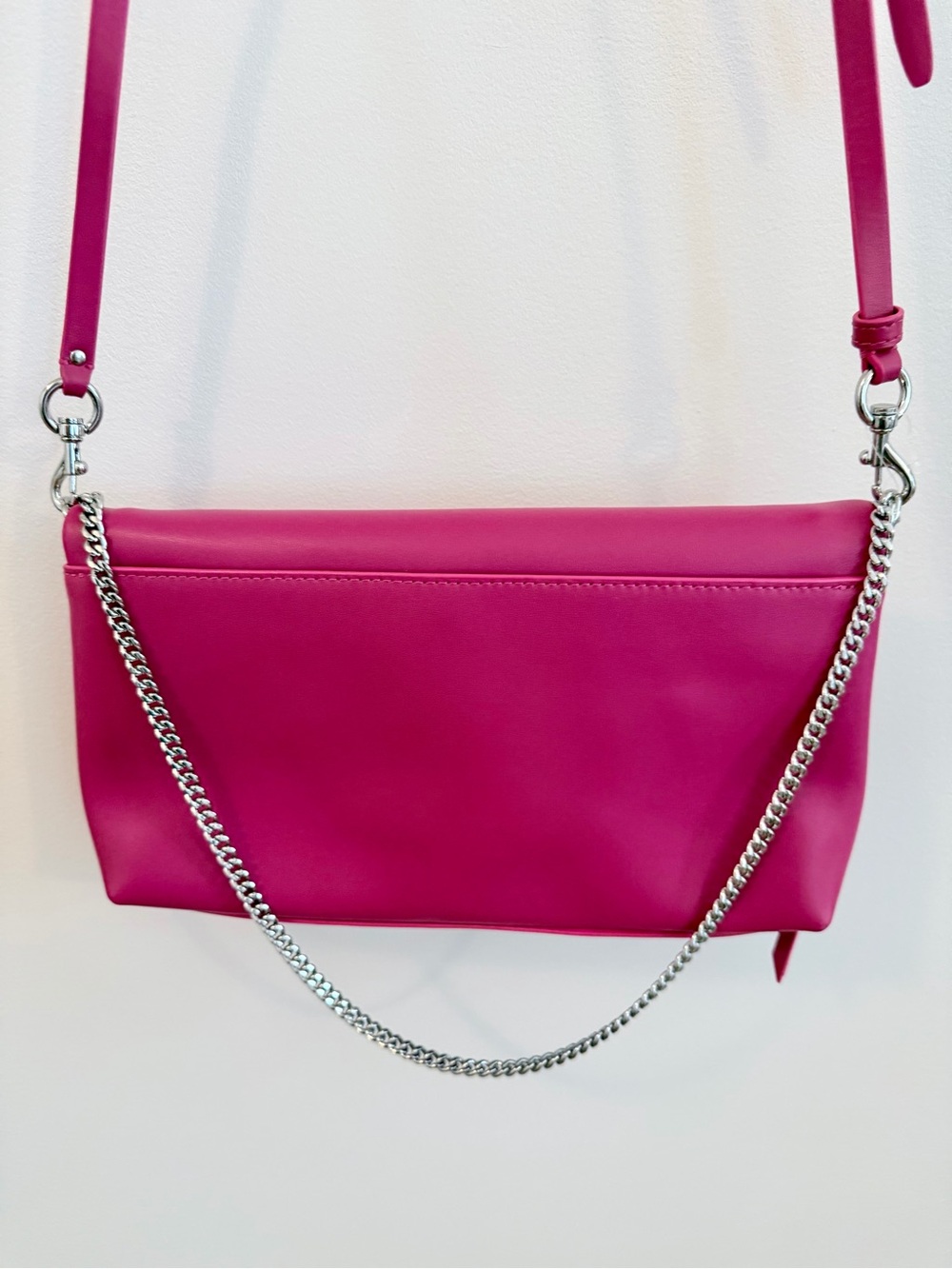Rebecca Minkoff Acid Pink Leather Crossbody - Picture 2 of 8